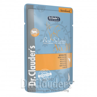 Dr. Clauders Cat Best Selection Sterilised No 30 Huhn pur 