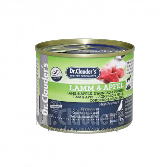 Dr. Clauders Dog Dose Selected Meat Prebiotics Lamm & Apfel 6x 400g