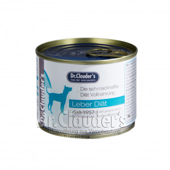 Dr. Clauders Dog Diät LPD Leber Dose 6x 200g