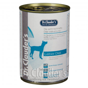 Dr. Clauders Dog Diät LPD Leber Dose 6x 400g