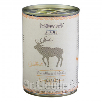 Dr. Clauders BARF Dog Wildbret 6x 400g