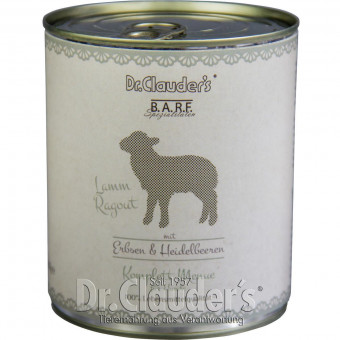 Dr. Clauders BARF Dog Lammragout 12x 800g