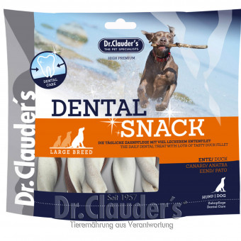 Dr. Clauders Dog Snack Dental Ente 6x 500 g Large